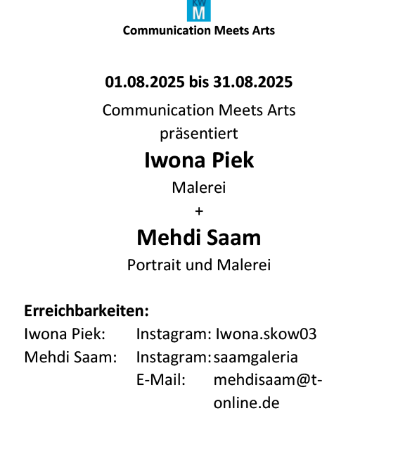 Iwona Piek – Mehdi Saam